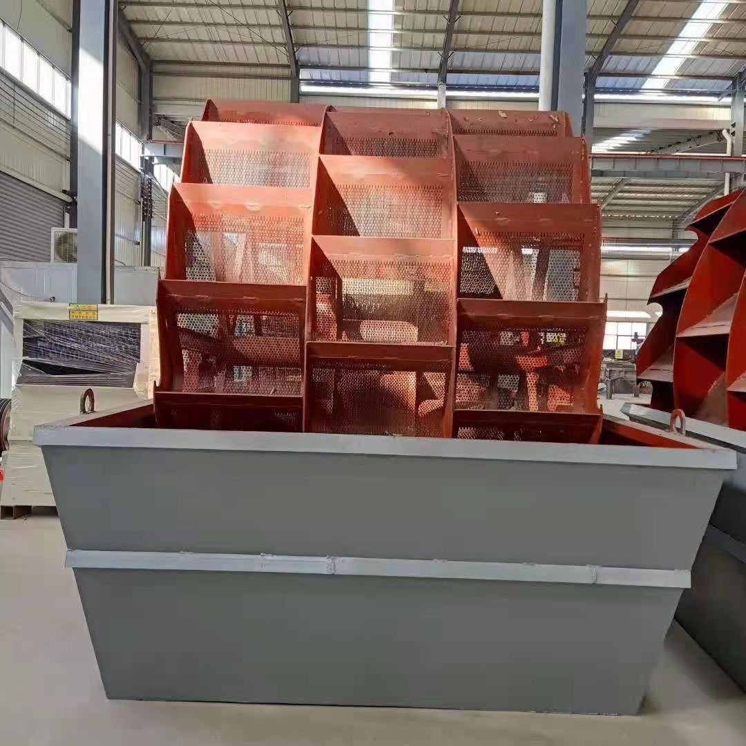 Wheel sand washing machine