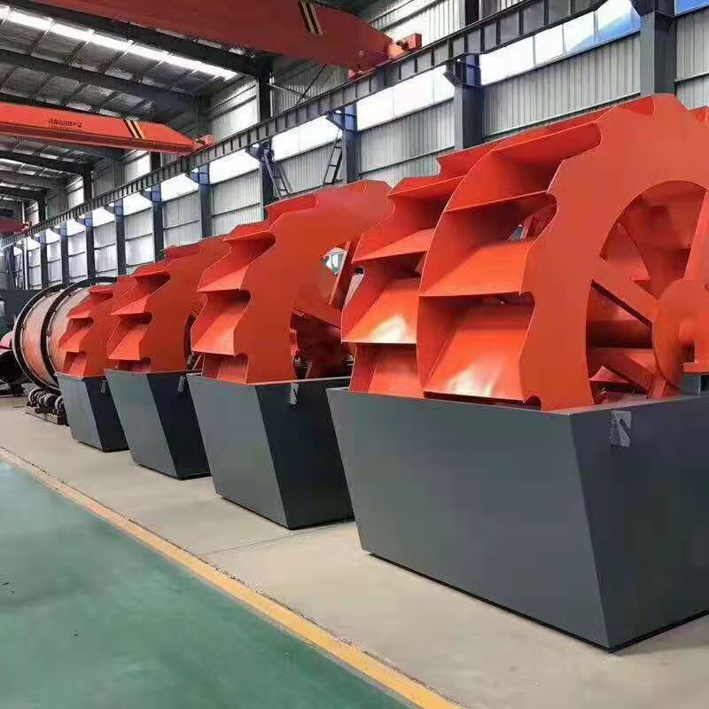 Wheel sand washing machine